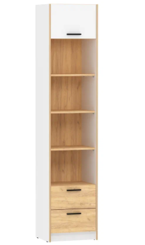 Белый Фасадный/Дуб Крафт Золотой