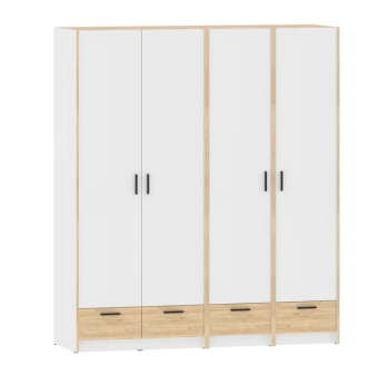 Белый Фасадный, Дуб Крафт Золотой