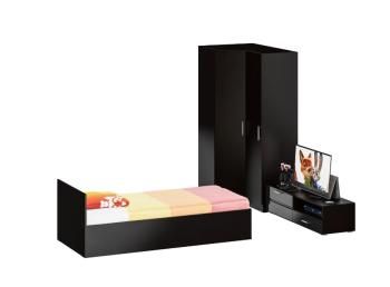 Венге/Фасады Тв Тумбы Мдф Чёрный Глянец