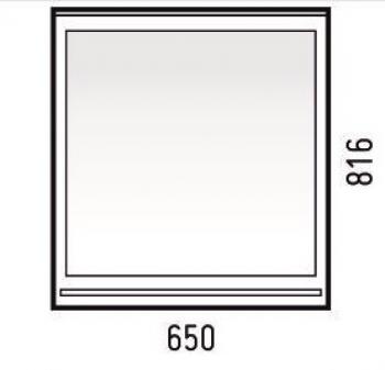 Зеркало с полкой Corozo Блюз 65