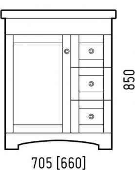 Тумба Corozo Техас 70