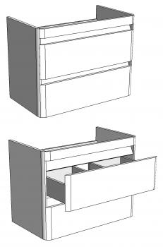 Тумба подвесная Corozo Алабама 100 Z2