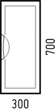 Шкаф подвесной Corozo Монро 30