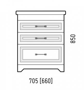 Тумба напольная Corozo Каролина 70 Z3