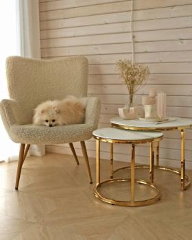 Набор журнальных столиков STOOL GROUP Селена 60 и 45 см