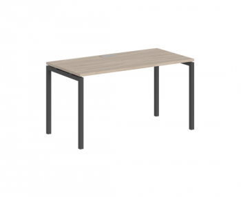 профиль: антрацит; столешница: дуб светлый