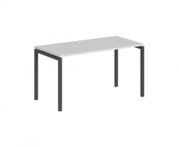 профиль: антрацит; столешница: белый