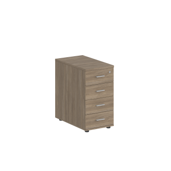 корпус: дуб темный; фасады: дуб темный