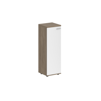 левый / корпус: дуб темный; фасад: белый