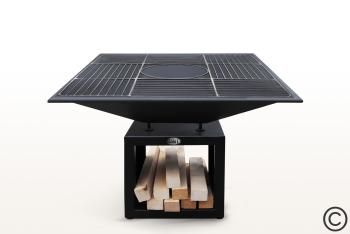 Очаг-гриль Start grill c вентиляционными отверстиями и решеткой для приготовления