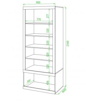Комплект полок Мэрдэс 90/60