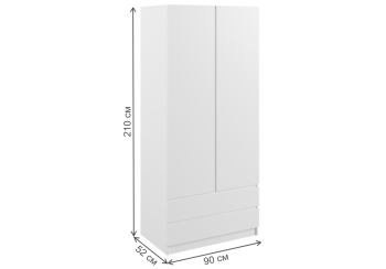 Шкаф двухдверный Woodville Мадера