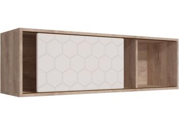 дуб баррик/белый матовый