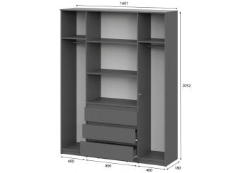 Шкаф Woodville Сибити четырехстворчатый