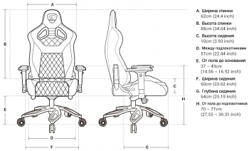 Кресло компьютерное игровое Cougar THRONE