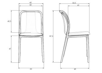 Стул обеденный Dobrin Adam