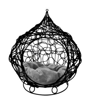 черный/серая подушка