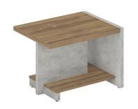 Столешница, полка: дуб Чарльстон. Опоры: Бетон Чикаго