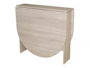 Дуб сонома/ круглая хром 50мм