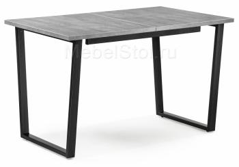 Бетон/Черный матовый