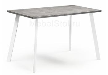 Бетон/Белый матовый