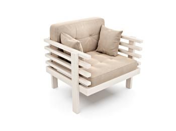 Беленый дуб/Велюр слоновая кость