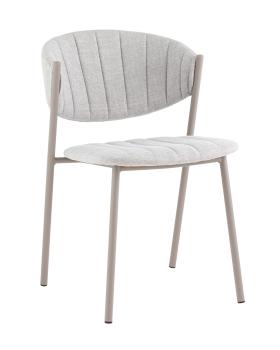 Ткань рогожка серо-голубой/каркас серый матовый