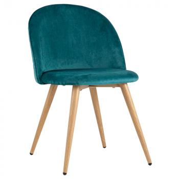 Велюр с ромбами аквамарин