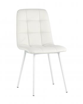 Экокожа белый/Белые ножки