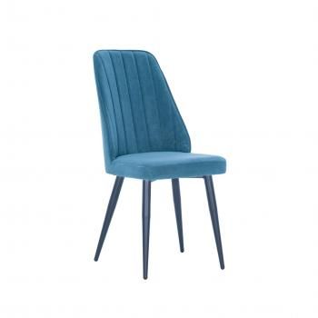 Каркас черный/Велюр VENDETTA 25 морская волна