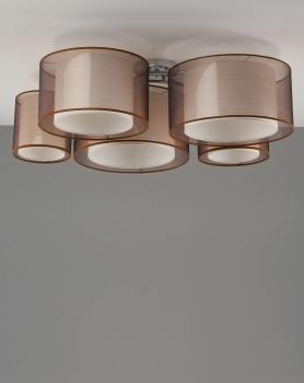 коричневый/хром