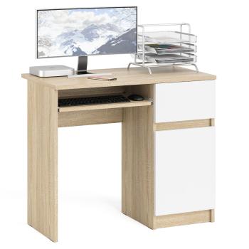 Дуб Сонома/Белый