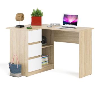 Дуб Сонома/Белый