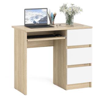 Дуб Сонома/Белый