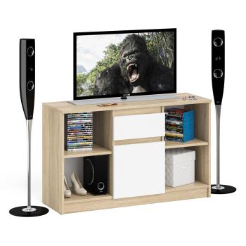 Дуб Сонома/Белый