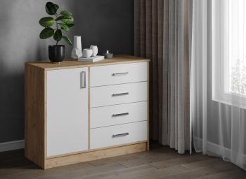 Дуб крафт золотой/белый