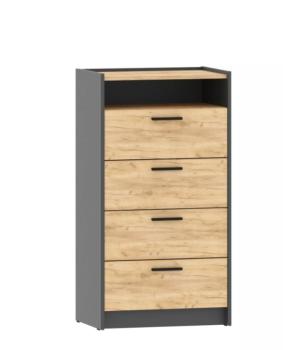 Дуб Крафт Золотой/Антрацит