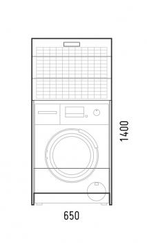 Стойка Корозо Денвер 65 с корзиной 2 части(Стойка Corozo Денвер 65 с корзиной 2 части)