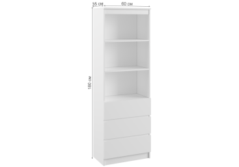 Стеллаж Woodville Мадера М600