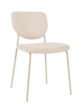 Бежевый шенилл, кремовые ножки