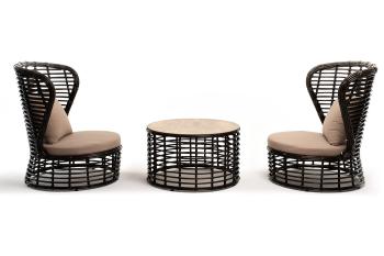 Кофейный комплект из искусственного ротанга 4sis Парма