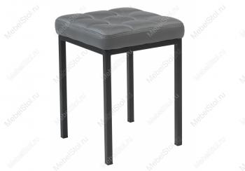 Кожзам темно-серый/Черный матовый