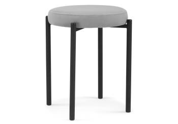 серый велюр (velutto 52) / черный