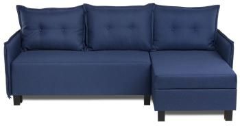 рогожка синий