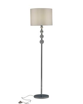 Хром, прозрачный/Белый