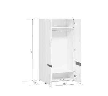 Шкаф БРВ Мебель AZTECA S205-SZF2D/21/11