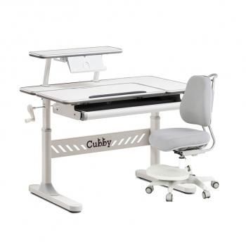 Комплект FUN DESK парта Tulipa с полкой для книг + кресло Paeonia