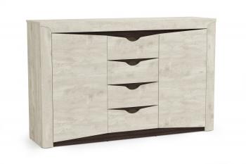 Бетон пайн белый/Венге