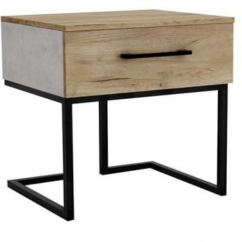 Дуб Натуральный Галифакс/Бетон