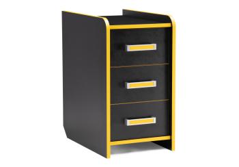 черная/желтая